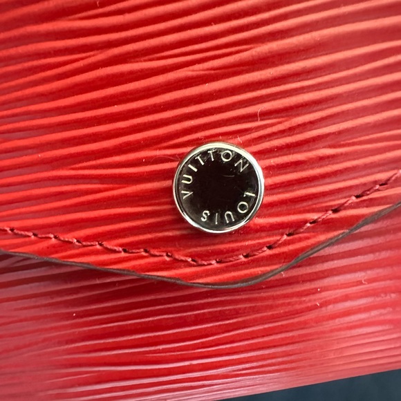 Louis Vuitton red epi leather Sarah wallet - Picture 6 of 10